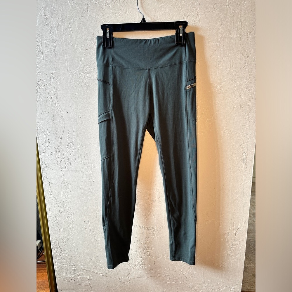 Women's High-Waisted Gray Pants